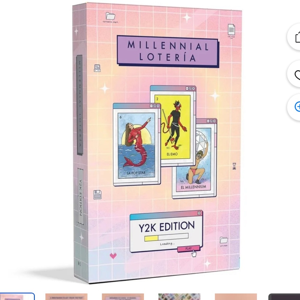 Millennial Lotería Y2K Edition Game